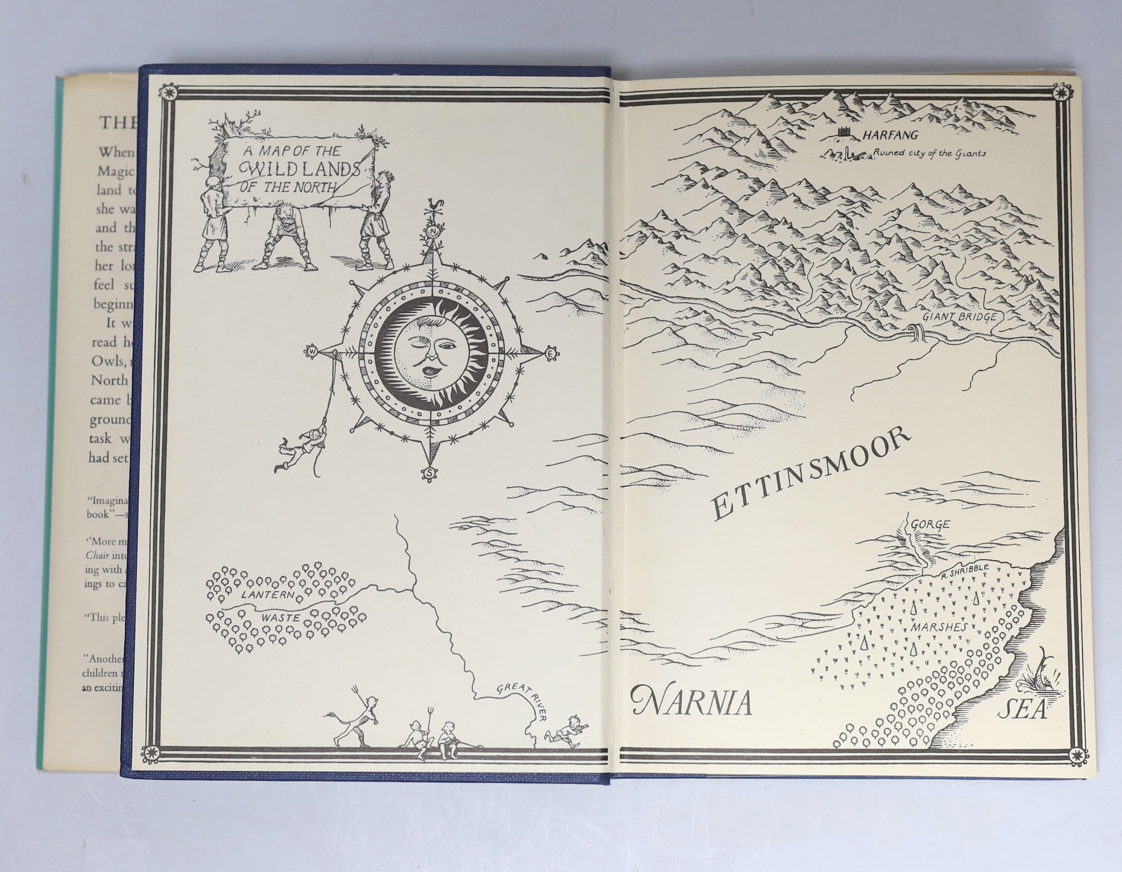 Lewis, C.S - The Silver Chair, 3rd printing, 8vo, cloth in unclipped d/j, Geoffrey Bles, London, 1959